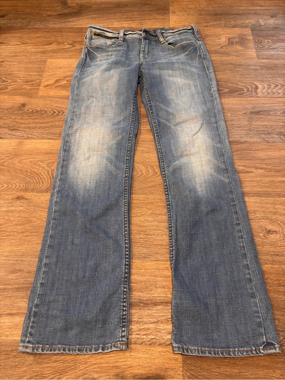 Ralph Lauren Blue Label Tribeca 114 Jeans 28 Faded Flare Bootcut Y2K Denim